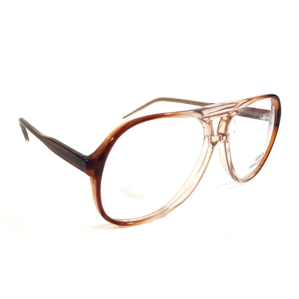 Nutmeg Collection Eyeglasses Frames JOHN Brown Fade Aviator Full Rim 56-18-145